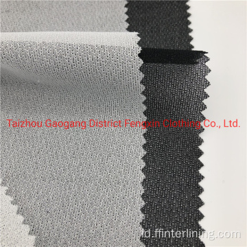 Kualitas tinggi 100% polyester anyaman interlining